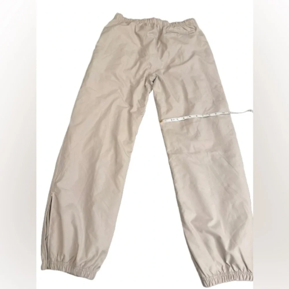 Garment Company men’s Beige weatherproof performance Hiking pants- jogger zip